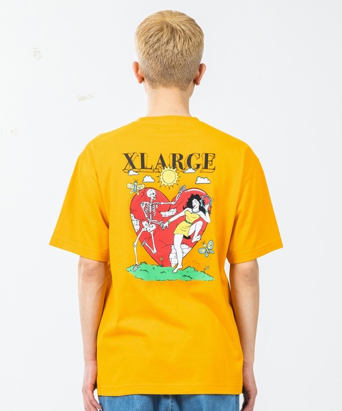 XLARGE(エクストララージ)の「S/S TEE DANCING FOREVER(Tシャツ/カットソー・メンズ・ホワイト/ブラック/オレンジ・S/M/L/XL)」の3枚目の写真