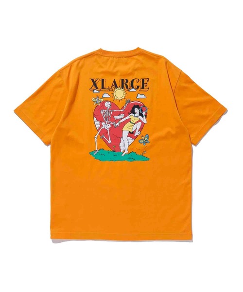 XLARGE(エクストララージ)の「S/S TEE DANCING FOREVER(Tシャツ/カットソー・メンズ・ホワイト/ブラック/オレンジ・S/M/L/XL)」の5枚目の写真