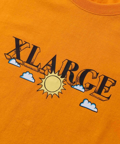 XLARGE(エクストララージ)の「S/S TEE DANCING FOREVER(Tシャツ/カットソー・メンズ・ホワイト/ブラック/オレンジ・S/M/L/XL)」の7枚目の写真