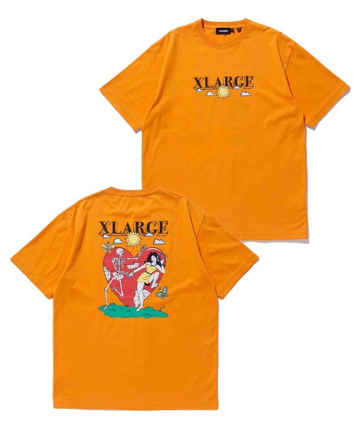 XLARGE(エクストララージ)の「S/S TEE DANCING FOREVER(Tシャツ/カットソー・メンズ・ホワイト/ブラック/オレンジ・S/M/L/XL)」の15枚目の写真