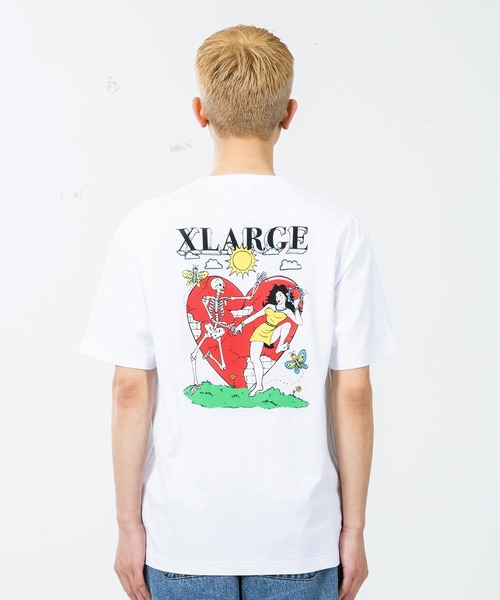 XLARGE(エクストララージ)の「S/S TEE DANCING FOREVER(Tシャツ/カットソー・メンズ・ホワイト/ブラック/オレンジ・S/M/L/XL)」の16枚目の写真
