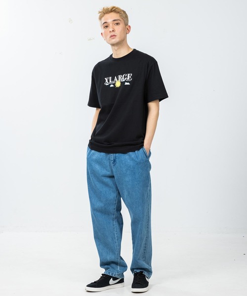 XLARGE(エクストララージ)の「S/S TEE DANCING FOREVER(Tシャツ/カットソー・メンズ・ホワイト/ブラック/オレンジ・S/M/L/XL)」の13枚目の写真