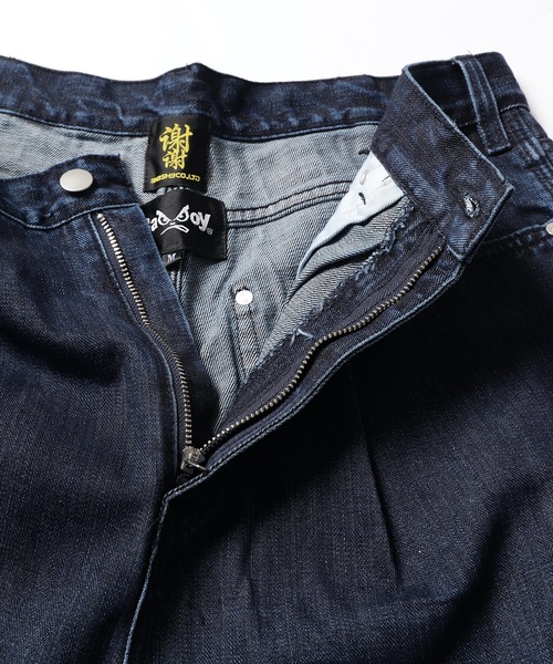 shei shei co LTD(シェイシェイシーオーエルティディ)の「BAD BOY×SHEI SHEI BAGGY DENIM(デニムパンツ・メンズ・インディゴブルー/ブラック・S/M)」の9枚目の写真