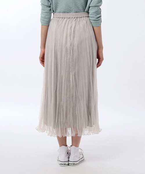 UNTITLED（アンタイトル）の「◆【洗える】ソフトオーガンジーワッシャースカート（スカート・レディース・グレー系/ブラック/マスタード・00/01/02/03/99）」の10枚目の写真