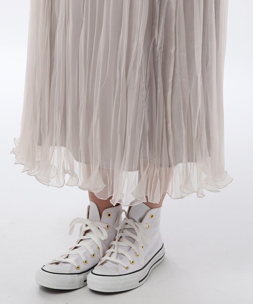 UNTITLED（アンタイトル）の「◆【洗える】ソフトオーガンジーワッシャースカート（スカート・レディース・グレー系/ブラック/マスタード・00/01/02/03/99）」の12枚目の写真