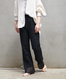 natural couture | 透かし編みレースパンツ(その他パンツ)