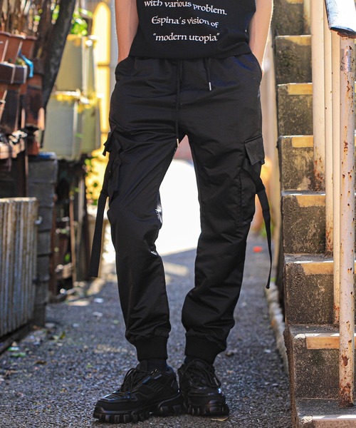 Espina（エスピナ）の「タクティカルジョガーカーゴパンツ（カーゴパンツ・メンズ・ブラック・SMALL/MEDIUM）」の11枚目の写真