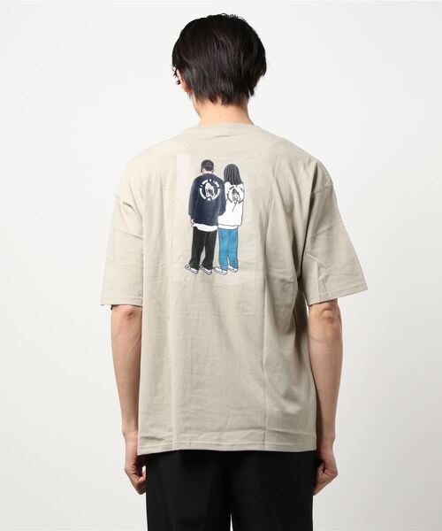 Ressaca（レサーカ）の「別注 allkeonheegraphic  コラボ オーバーサイズ プリントT（Tシャツ/カットソー・メンズ・グレイッシュベージュ/グレー系/グレイッシュブルー/チャコール/ホワイト/ベージュ系/ホワイト系/ブラック系/ブラック/ブルー系・XL/M/L）」の15枚目の写真
