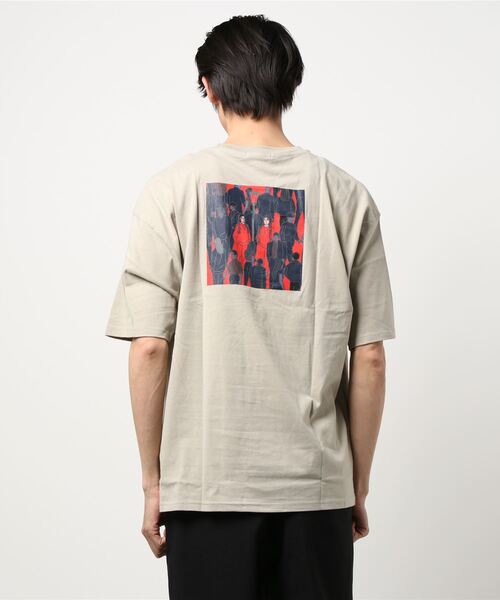 Ressaca（レサーカ）の「別注 allkeonheegraphic  コラボ オーバーサイズ プリントT（Tシャツ/カットソー・メンズ・グレイッシュベージュ/グレー系/グレイッシュブルー/チャコール/ホワイト/ベージュ系/ホワイト系/ブラック系/ブラック/ブルー系・XL/M/L）」の19枚目の写真