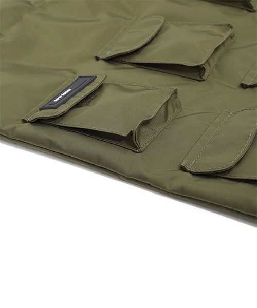 WESTBOY(ウエストボーイ)の「【WB ORIGINALS】Two-way Nylon Bag With Lots Of Pockets WO21SB04BG(バックパック/リュック・メンズ・ブラック/グリーン・FREE)」の3枚目の写真