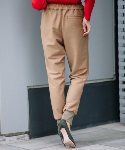 Munich（ミューニック）の「ハイパワーストレッチツイル　スリットリブパンツ(セットアップ可)（その他パンツ・レディース・ブラック/ダークブラウン/キャメル・S/M/XS）」の8枚目の写真