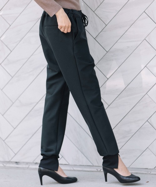 Munich（ミューニック）の「ハイパワーストレッチツイル　スリットリブパンツ(セットアップ可)（その他パンツ・レディース・ブラック/ダークブラウン/キャメル・S/M/XS）」の10枚目の写真