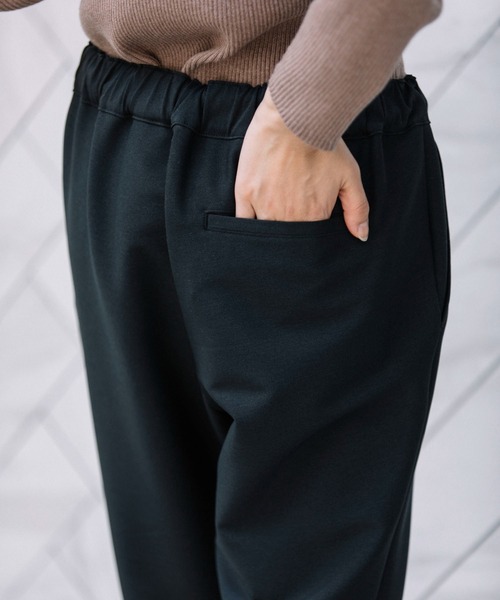 Munich（ミューニック）の「ハイパワーストレッチツイル　スリットリブパンツ(セットアップ可)（その他パンツ・レディース・ブラック/ダークブラウン/キャメル・S/M/XS）」の14枚目の写真