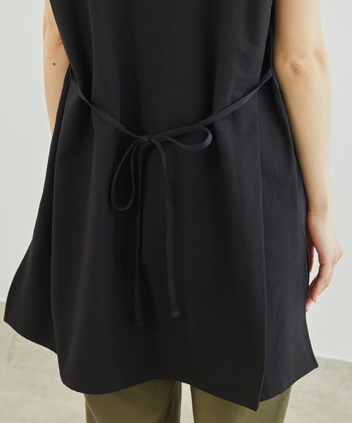 ROPE' PICNIC（ロペピクニック）の「80シルケットチュニックトップス（Tシャツ/カットソー・レディース・ブラック/ホワイト/ベージュ系その他/サックスブルー・38）」の19枚目の写真