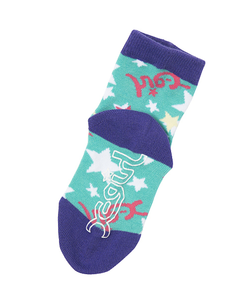 X-girl Stages(エックスガールステージス)の「SOCKS TWINKLE(ソックス/靴下・キッズ・ピンク/グリーン/ネイビー・SMALL/MEDIUM/LARGE)」の7枚目の写真
