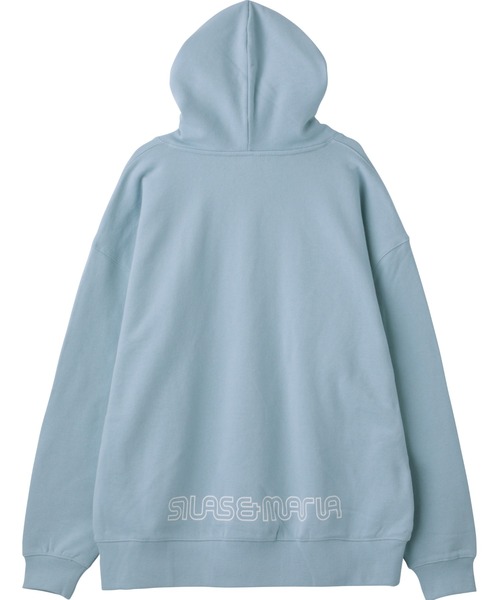 SILAS（サイラス）の「PRINT  BIG SWEAT HOODIE OUTLINE LOGO（パーカー・メンズ・ブルー/ネイビー/オフホワイト/ブラック・SMALL/X-LARGE/MEDIUM/LARGE）」の13枚目の写真