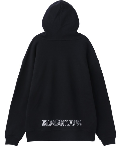 SILAS（サイラス）の「PRINT  BIG SWEAT HOODIE OUTLINE LOGO（パーカー・メンズ・ブルー/ネイビー/オフホワイト/ブラック・SMALL/X-LARGE/MEDIUM/LARGE）」の16枚目の写真