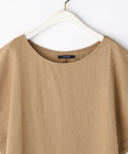 Grand PARK（グランドパーク）の「半袖カットソーセットアップ（アンサンブル・レディース・ベージュ/チャコールグレー/カーキ・FREE）」の14枚目の写真