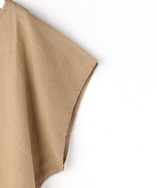 Grand PARK（グランドパーク）の「半袖カットソーセットアップ（アンサンブル・レディース・ベージュ/チャコールグレー/カーキ・FREE）」の10枚目の写真