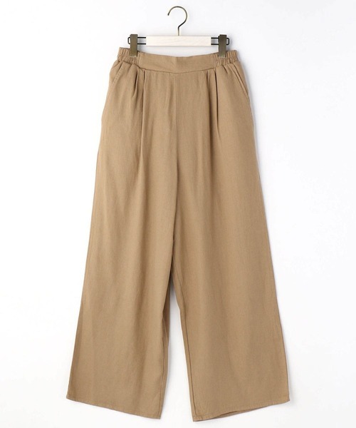 Grand PARK（グランドパーク）の「半袖カットソーセットアップ（アンサンブル・レディース・ベージュ/チャコールグレー/カーキ・FREE）」の4枚目の写真