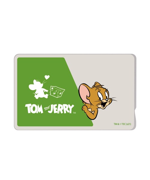 Tom＆Jerry（トムアンドジェリー）の「【公式】トムとジェリー　ICカードステッカー（ステッカー/テープ・レディース・レッド/グリーン・FREE）」の2枚目の写真