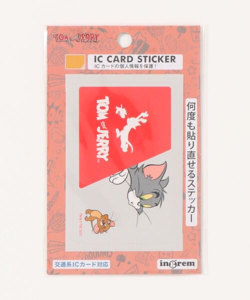 Tom＆Jerry（トムアンドジェリー）の「【公式】トムとジェリー　ICカードステッカー（ステッカー/テープ・レディース・レッド/グリーン・FREE）」の3枚目の写真