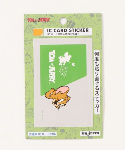 Tom＆Jerry（トムアンドジェリー）の「【公式】トムとジェリー　ICカードステッカー（ステッカー/テープ・レディース・レッド/グリーン・FREE）」の4枚目の写真