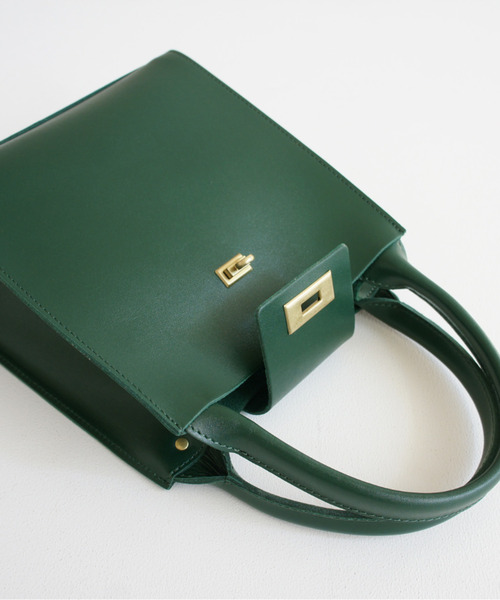 TIDEWAY（タイドウェイ）の「MOSS METAL TWIST BOSTON/トート（ハンドバッグ・レディース・ブラック/アッシュグレー/ベージュ/アーミー/ワイン・FREE）」の13枚目の写真