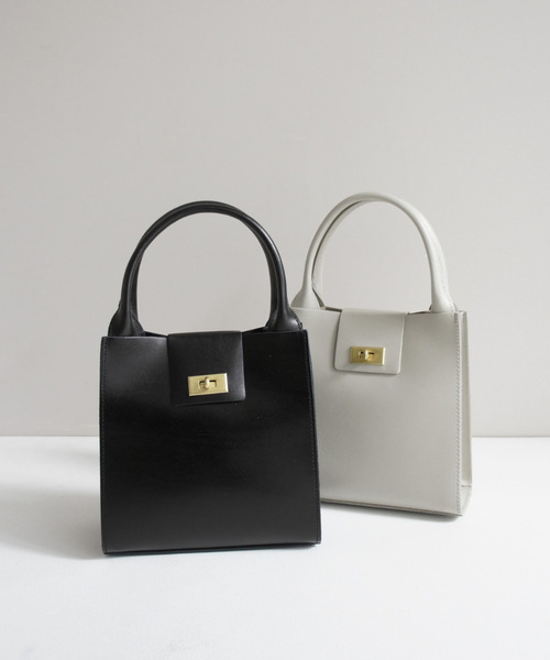 TIDEWAY（タイドウェイ）の「MOSS METAL TWIST BOSTON/トート（ハンドバッグ・レディース・ブラック/アッシュグレー/ベージュ/アーミー/ワイン・FREE）」の11枚目の写真