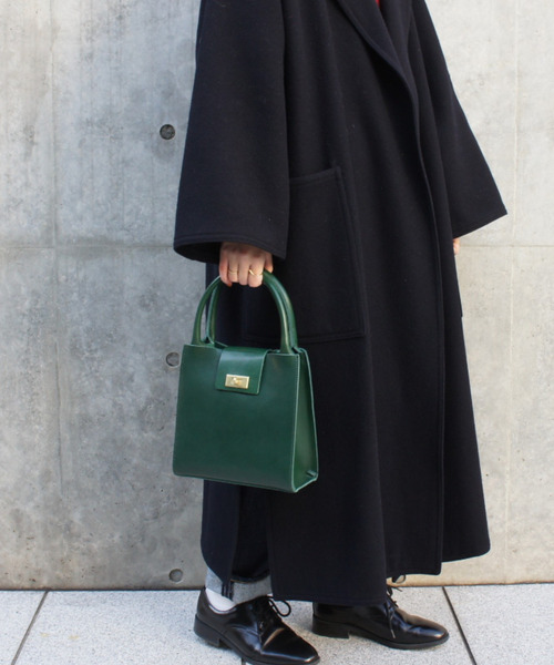 TIDEWAY（タイドウェイ）の「MOSS METAL TWIST BOSTON/トート（ハンドバッグ・レディース・ブラック/アッシュグレー/ベージュ/アーミー/ワイン・FREE）」の8枚目の写真