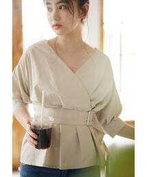 INGNI | カシュクール／ペプラムブラウス(シャツ/ブラウス)