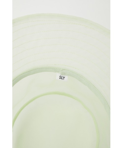 SLY（スライ）の「ORGANDY HAT オーガンジー ハット シアー（ハット・レディース・ブラウン/ブラック/グリーン系その他・FREE）」の15枚目の写真