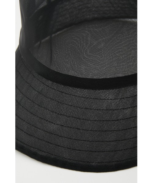 SLY（スライ）の「ORGANDY HAT オーガンジー ハット シアー（ハット・レディース・ブラウン/ブラック/グリーン系その他・FREE）」の6枚目の写真