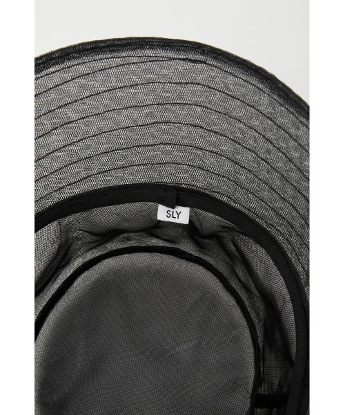 SLY（スライ）の「ORGANDY HAT オーガンジー ハット シアー（ハット・レディース・ブラウン/ブラック/グリーン系その他・FREE）」の7枚目の写真