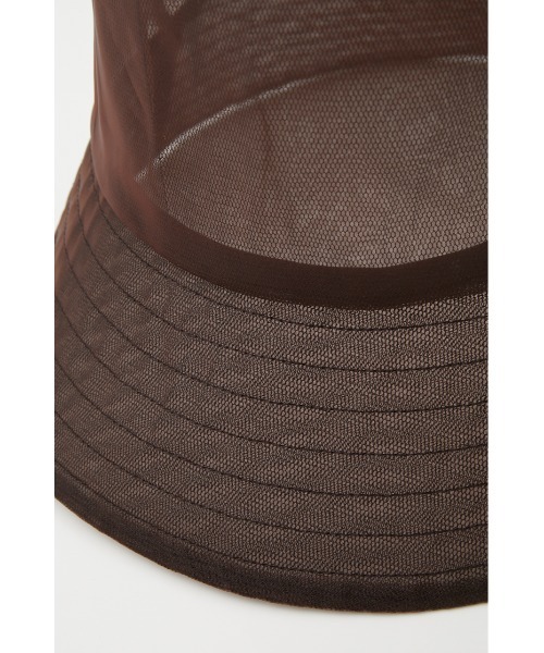 SLY（スライ）の「ORGANDY HAT オーガンジー ハット シアー（ハット・レディース・ブラウン/ブラック/グリーン系その他・FREE）」の10枚目の写真