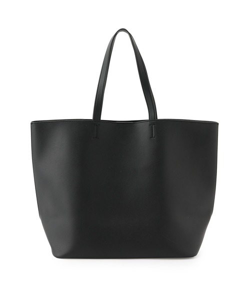 SALON adam et rope'（サロン アダム エ ロペ）の「[ご好評につき追加決定！軽量・大容量・A4対応]フェイクレザートートバッグ（トートバッグ・レディース・オフホワイト/ブラック/ダークブラウン/サックスブルー・FREE）」の15枚目の写真