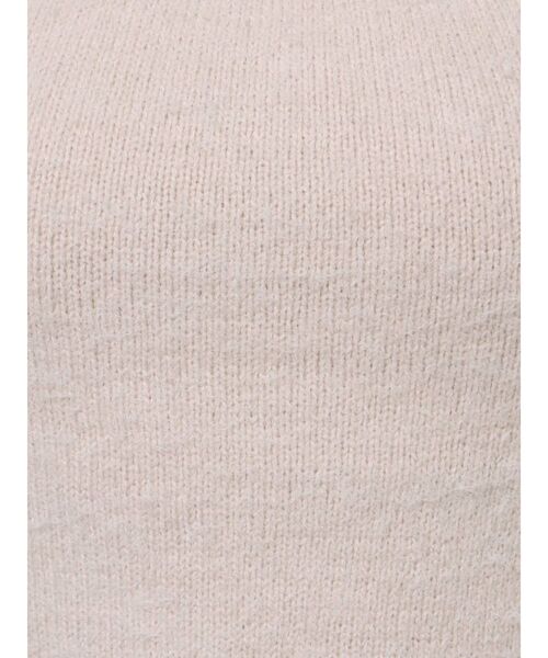 GYDA（ジェイダ）の「フロントOPENハーフスリーブシャギーニット TOPS（ニット/セーター・レディース・ブラック/ベージュ/アイボリー・FREE）」の21枚目の写真