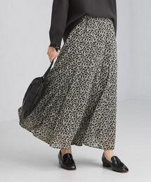 green label relaxing | ジャカード モノトーン プリント マーメイド スカート(スカート)