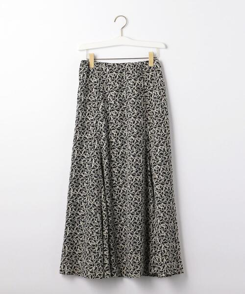 green label relaxing(グリーンレーベルリラクシング)の「ジャカード モノトーン プリント マーメイド スカート(スカート・レディース・ブラック・38/36)」の11枚目の写真