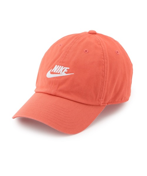 NIKE(ナイキ)の「【NIKE】ナイキ スポーツウェア ヘリテージ86 フューチュラ ウォッシュド キャップ(キャップ・レディース・ブラック/ピンク系その他2/ホワイト・FREE)」の3枚目の写真