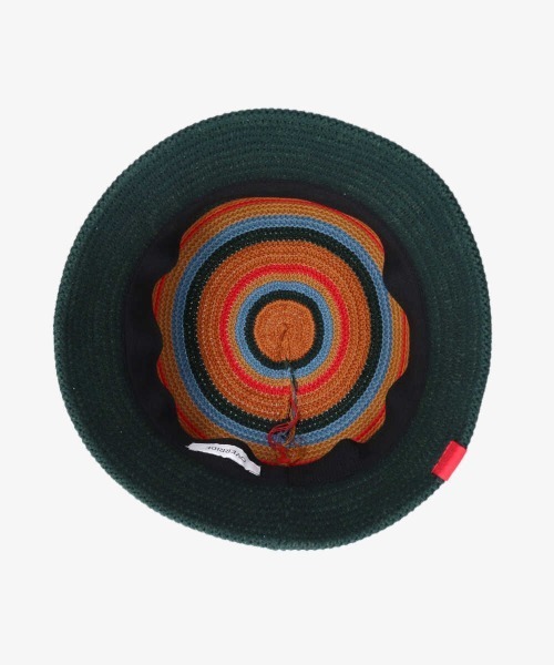 OVERRIDE(オーバーライド)の「OVERRIDE TM RISO STRIPES TULIP(ハット・レディース・ブルー/ベージュ/ブラック・58cm)」の10枚目の写真