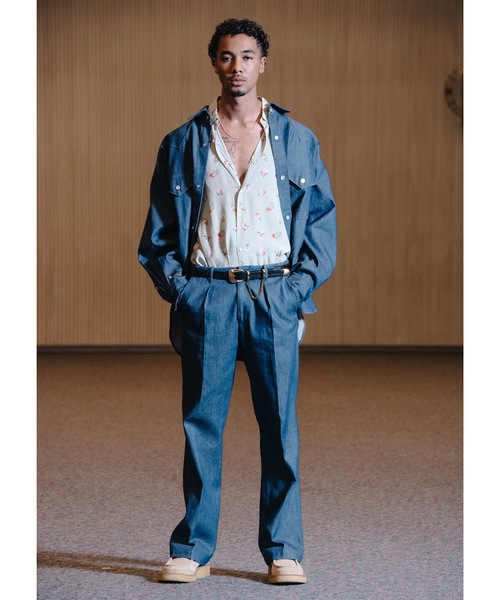 Jieda（ジエダ）の「LEATHER WESTERN BELT（ベルト・メンズ・ゴールド/シルバー・ONE SIZE）」の8枚目の写真