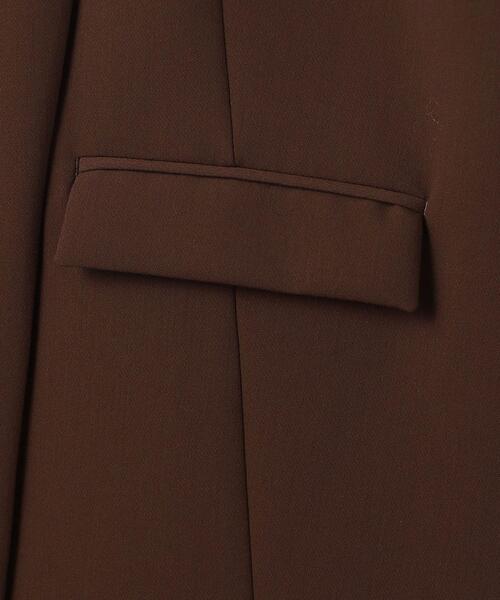 EMMEL REFINES（エメルリファインズ）の「＜EMMEL REFINES（エメル リファインズ）＞EM ノーラペル ロングベスト －ウォッシャブル－（その他アウター・レディース・ダークブラウン/ナチュラル・FREE）」の22枚目の写真