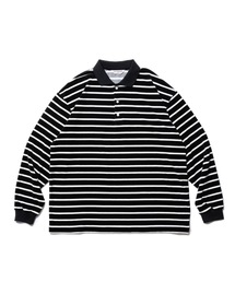 トップス COOTIE Velour Border L/S Tee COOTIE (クーティー) Velour Border L/S Tee (ベロアボーダーL/S