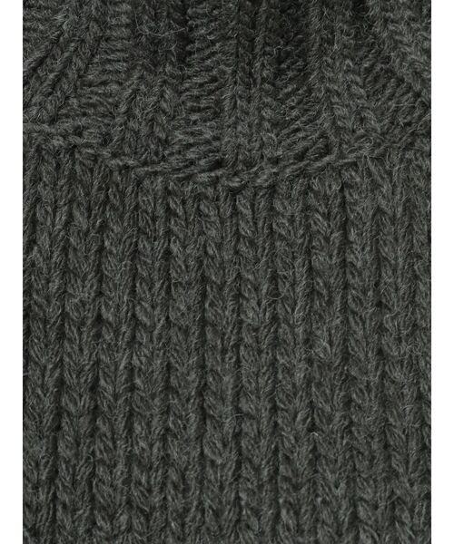 Ungrid(アングリッド)の「ローゲージハイネックショートニット(ニット/セーター・レディース・チャコールグレー/オレンジ/アイボリー・FREE)」の11枚目の写真