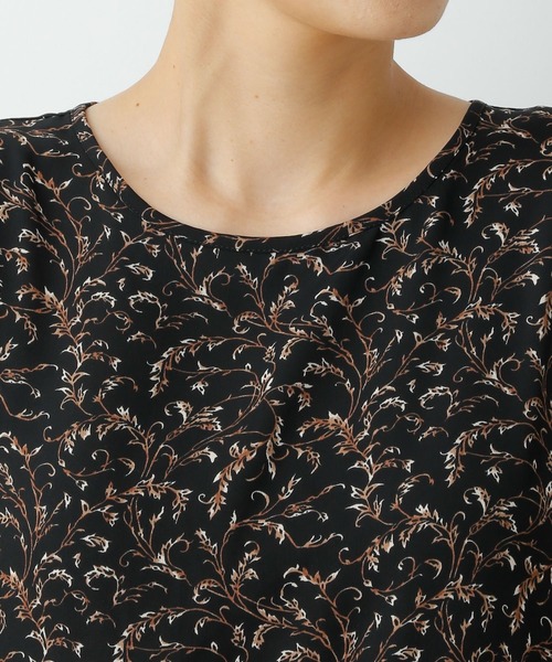 LEPSIM（レプシィム）の「ウエストデザイン柄ワンピース　952536（ワンピース・レディース・ブラック/ブラウン/オフホワイト・FREE）」の17枚目の写真