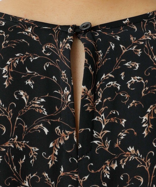 LEPSIM（レプシィム）の「ウエストデザイン柄ワンピース　952536（ワンピース・レディース・ブラック/ブラウン/オフホワイト・FREE）」の12枚目の写真