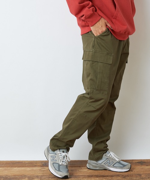 CIAOPANIC TYPY（チャオパニックティピー）の「【3/2WORKS/スリーツーワークス】ワークスシャドーヘリンボンパンツ（カーゴパンツ・メンズ・ブラック/アイボリー/オリーブ・S/L/XL/M）」の11枚目の写真