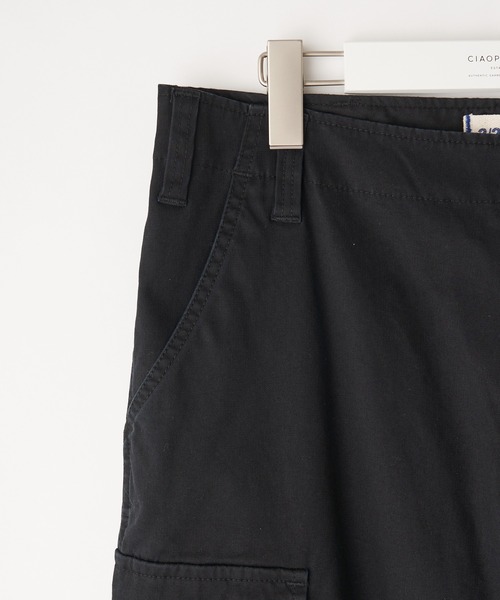 CIAOPANIC TYPY（チャオパニックティピー）の「【3/2WORKS/スリーツーワークス】ワークスシャドーヘリンボンパンツ（カーゴパンツ・メンズ・ブラック/アイボリー/オリーブ・S/L/XL/M）」の20枚目の写真