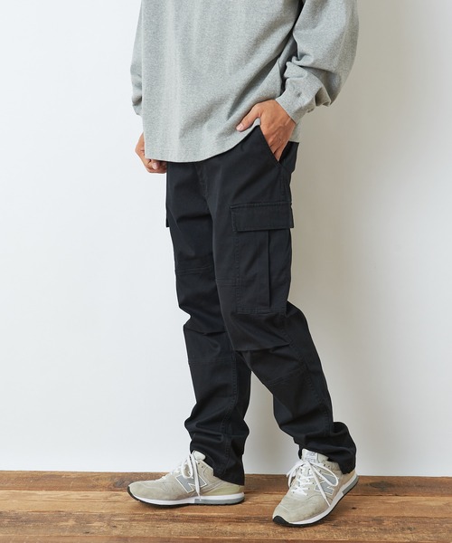 CIAOPANIC TYPY（チャオパニックティピー）の「【3/2WORKS/スリーツーワークス】ワークスシャドーヘリンボンパンツ（カーゴパンツ・メンズ・ブラック/アイボリー/オリーブ・S/L/XL/M）」の14枚目の写真